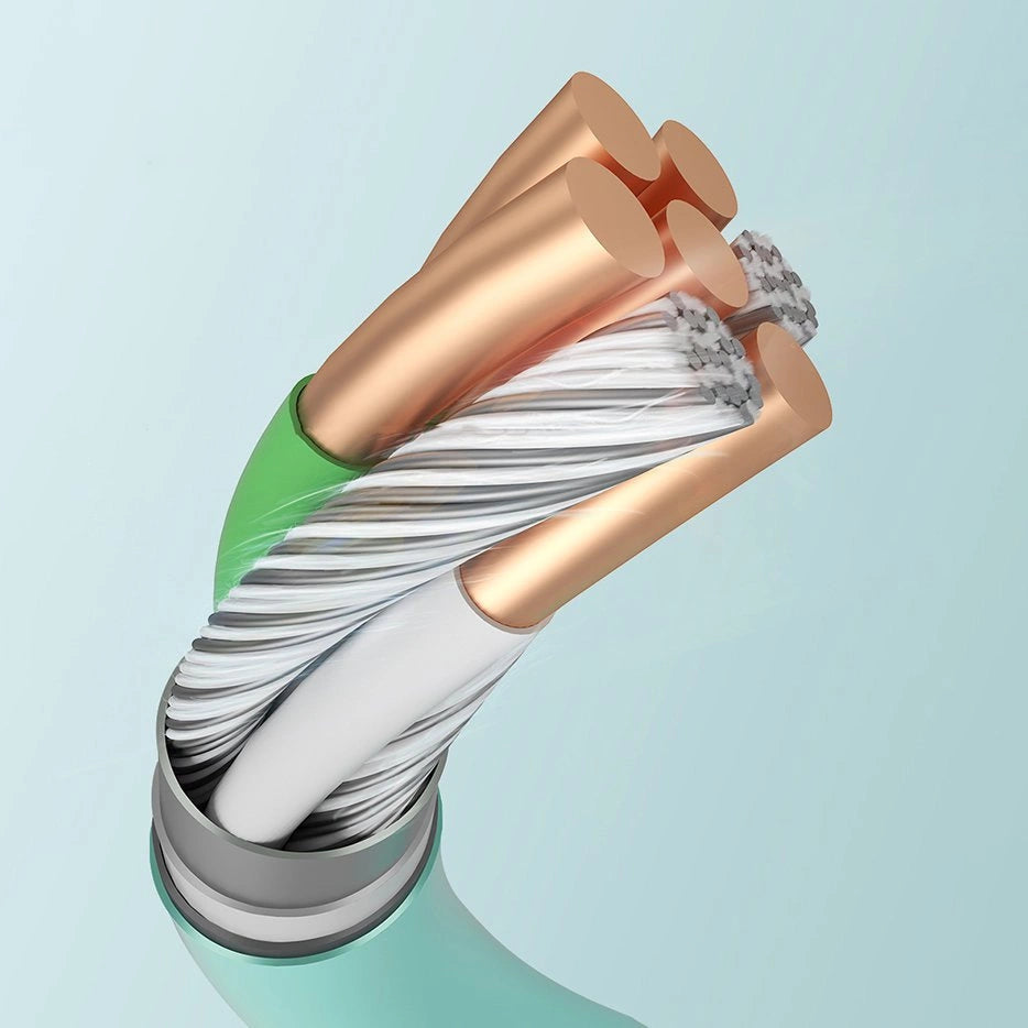 Joyroom Flüssigsilikon-Datenkabel N2 USB-A / Lightning 2,4 A 1,2 m – Weiß