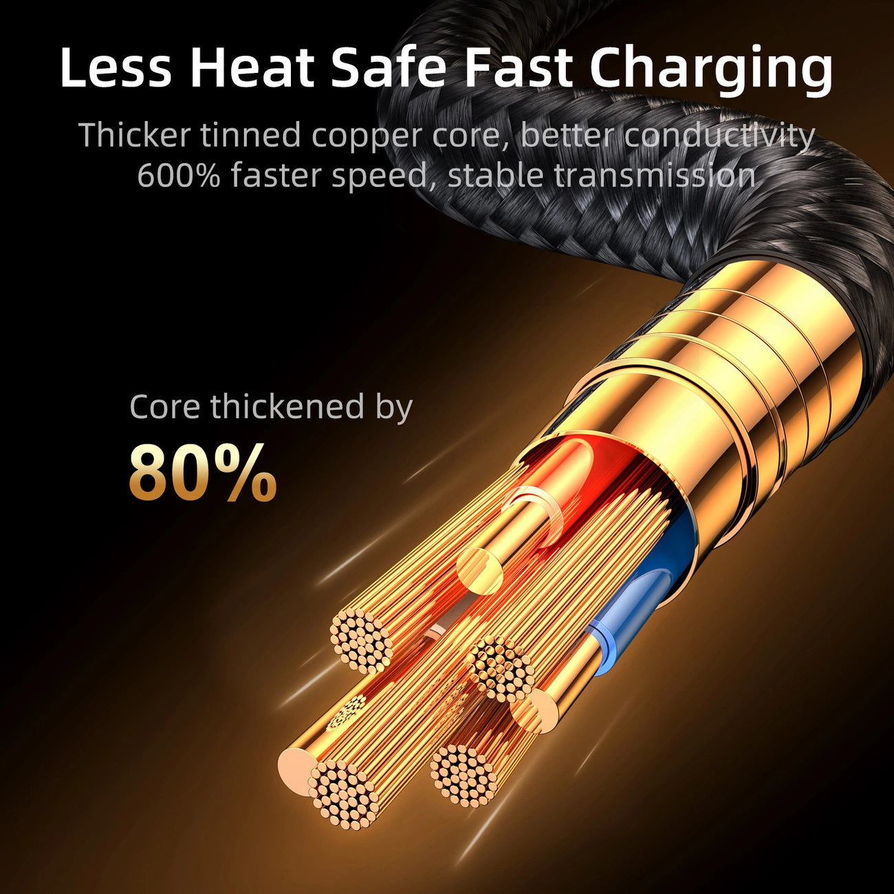 Joyroom Gaming-Kabel S-UL012A6 Lightning (gewinkelt) / USB-A (gerade) 2,4 A 1,2 m – blau