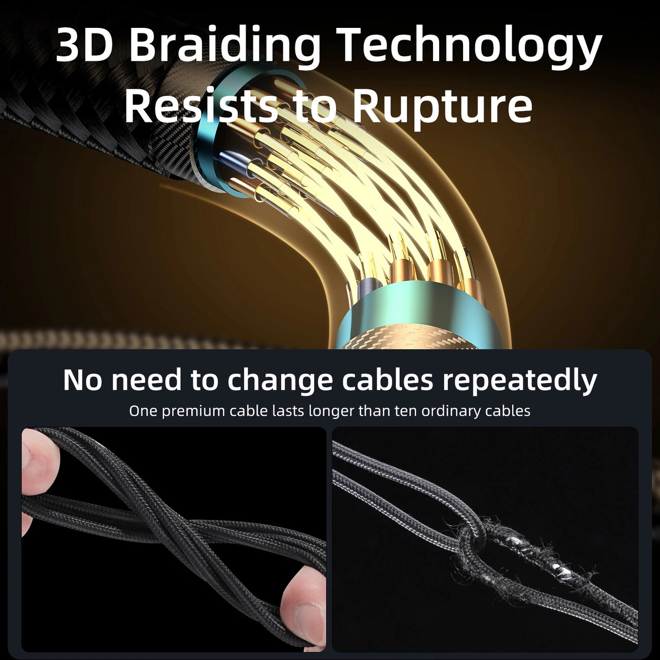 Joyroom Gaming-Kabel S-UL012A6 Lightning (gewinkelt) / USB-A (gerade) 2,4 A 1,2 m – blau