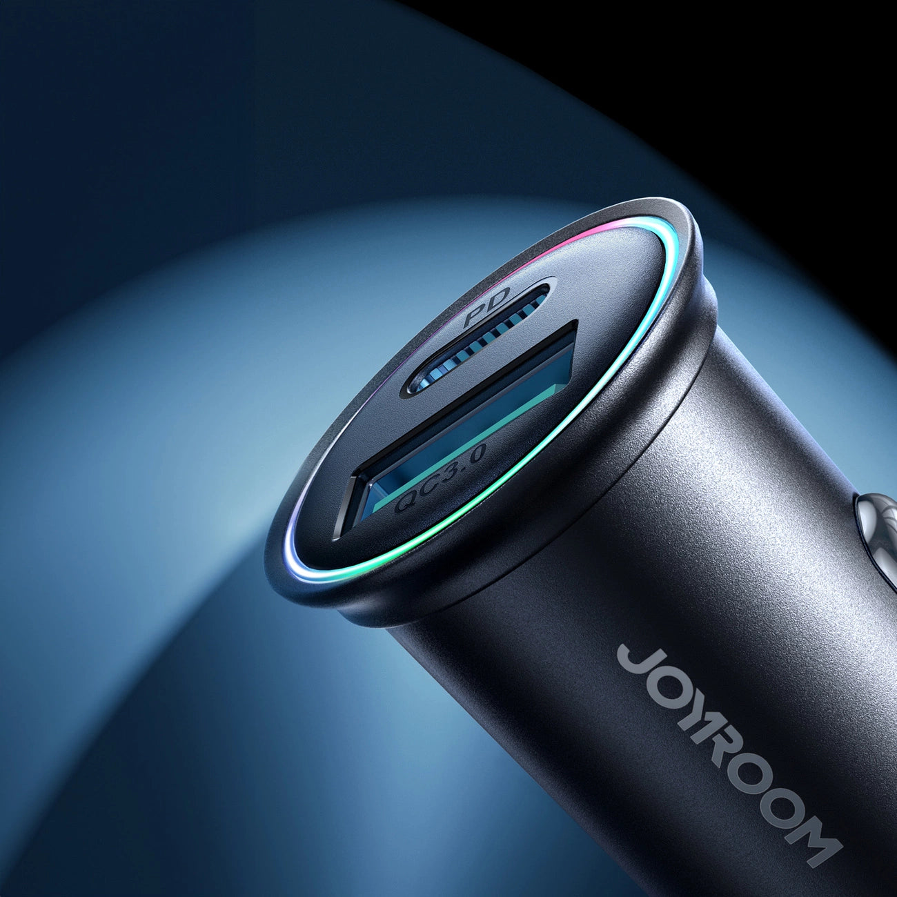 Joyroom JR-CCN04 60W USB-A USB-C Mini-Ladegerät – Schwarz