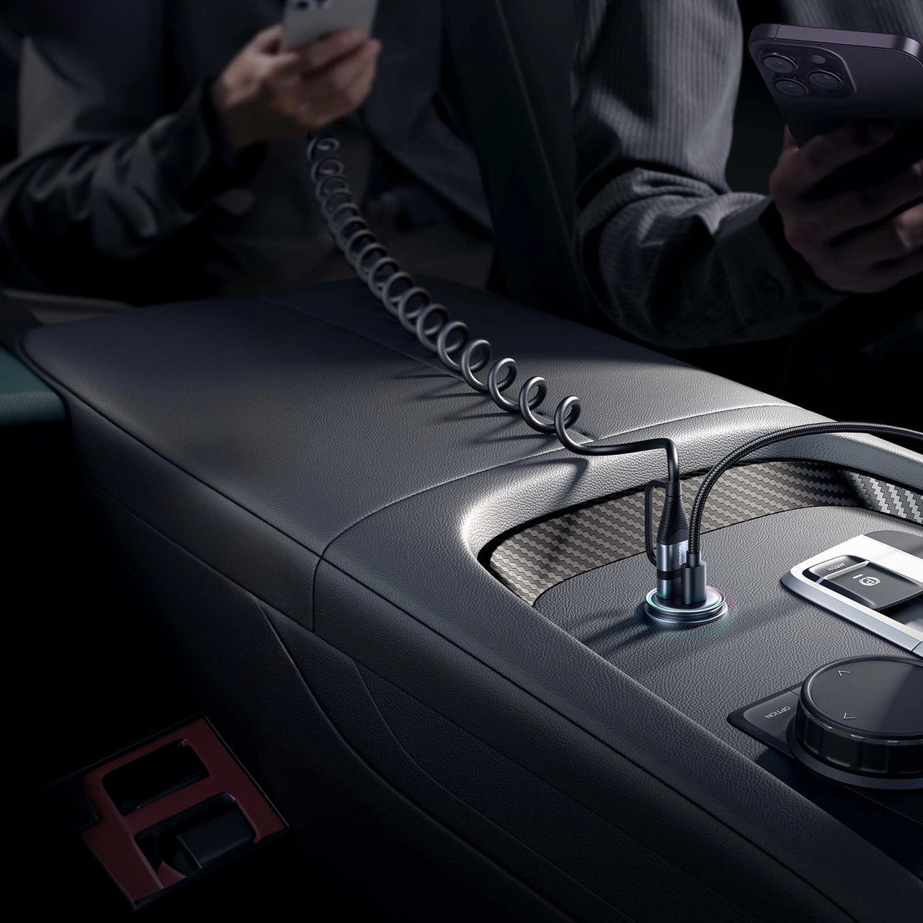 Joyroom JR-CCN04 60W USB-A USB-C Mini-Ladegerät – Schwarz