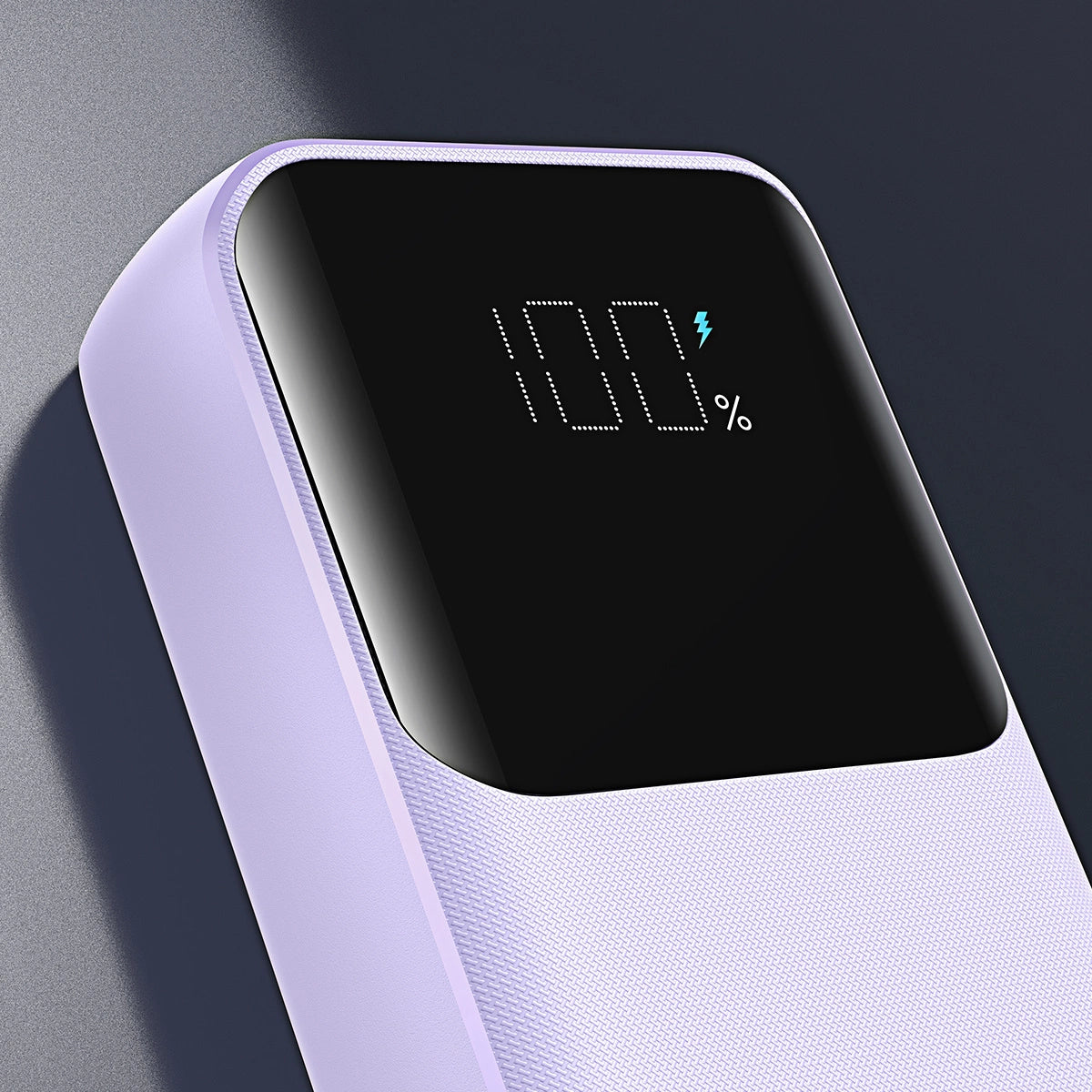 Joyroom JR-PBC06 Mini-Powerbank mit integrierten USB-C-/ Lightning -Kabeln 30 W 10000 mAh – Lila