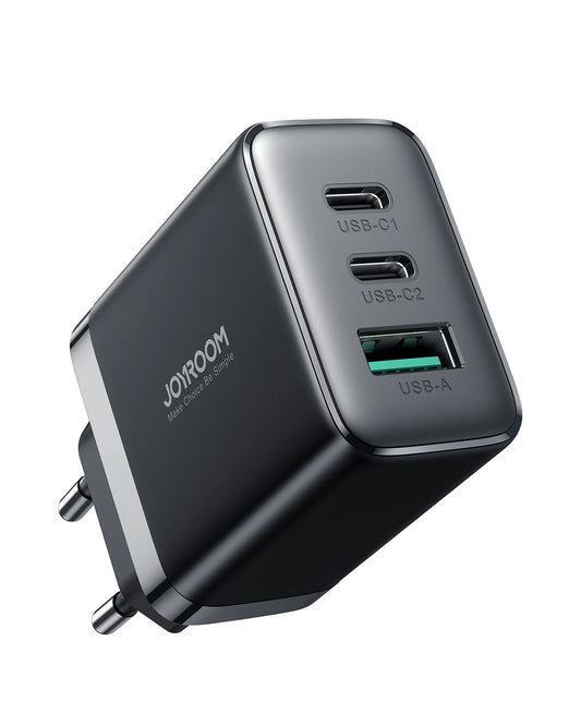 Joyroom JR-TCF10 Schnellladegerät 2x USB-C USB-A 32W - Schwarz