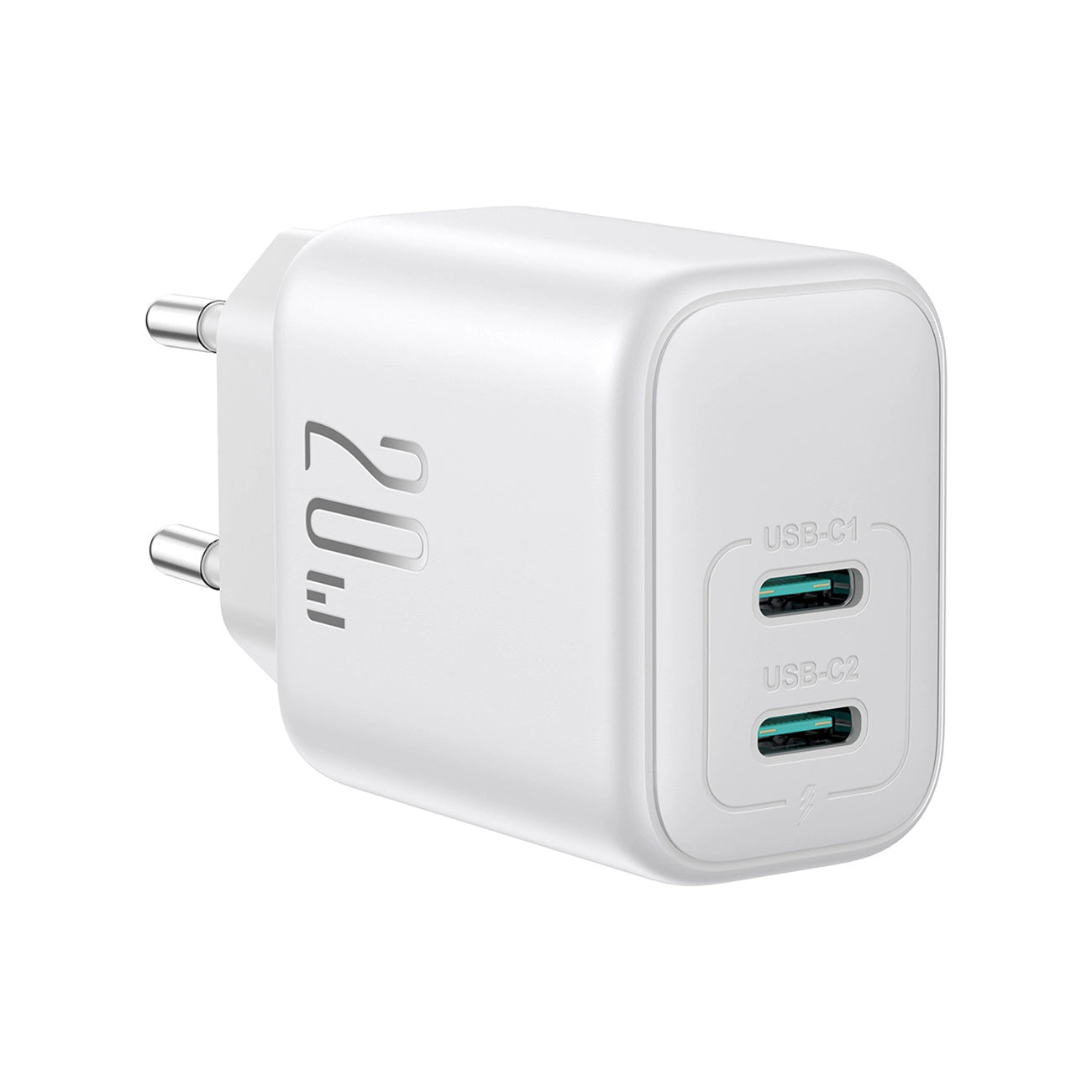 Joyroom JR-TCF12 Netzladegerät 2x USB-C 20W PD / QC 3.0 - Weiß