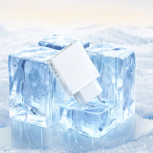 Joyroom JR-TCF14 20W USB-A USB-C Wandladegerät superdünn – Weiß