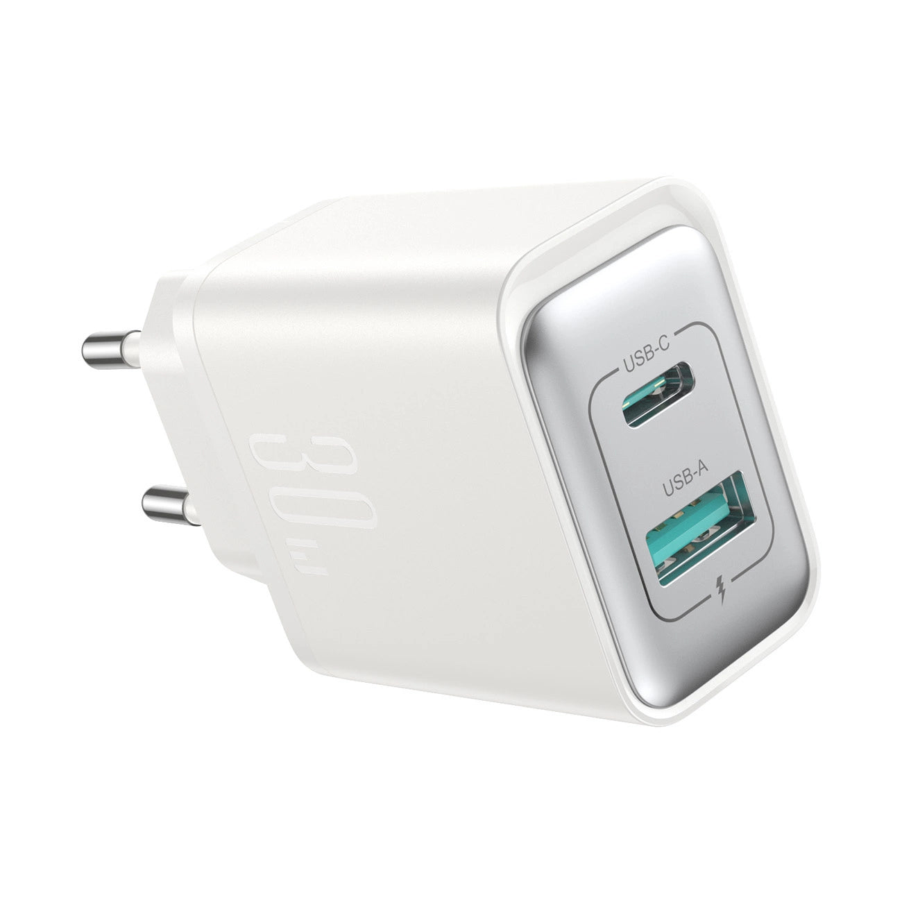 Joyroom JR-TCF15 Netzwerkladegerät USB-C / USB-A 30W - Weiß