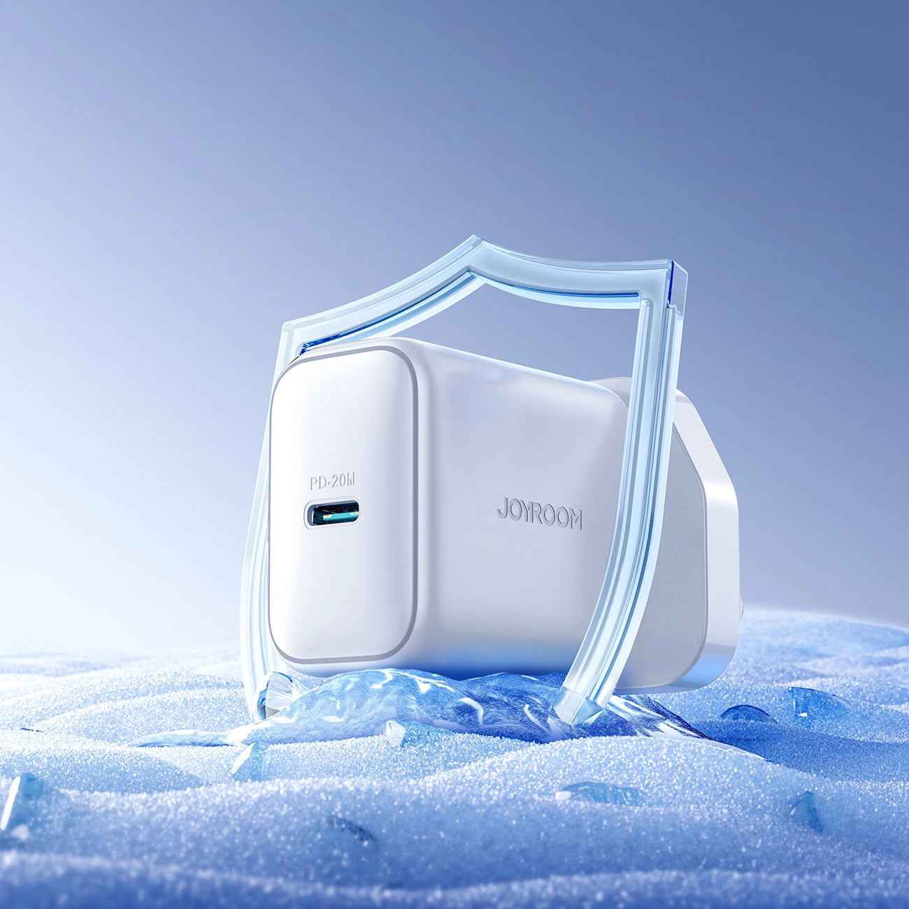 Joyroom JR-TCF20 PD 20W Wandladegerät (UK-Stecker) – Weiß