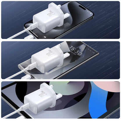 Joyroom JR-TCF20 PD 20W Wandladegerät (UK-Stecker) – Weiß