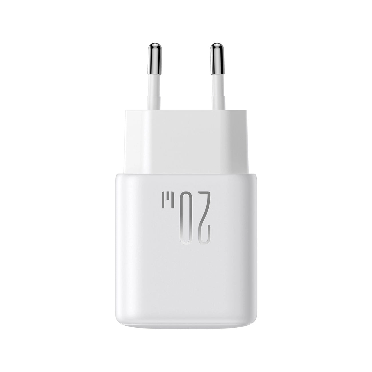 Joyroom JR-TCF20 USB-C PD 20W Netzwerkladegerät - Weiß + USB-C / Lightning -Kabel 1 m