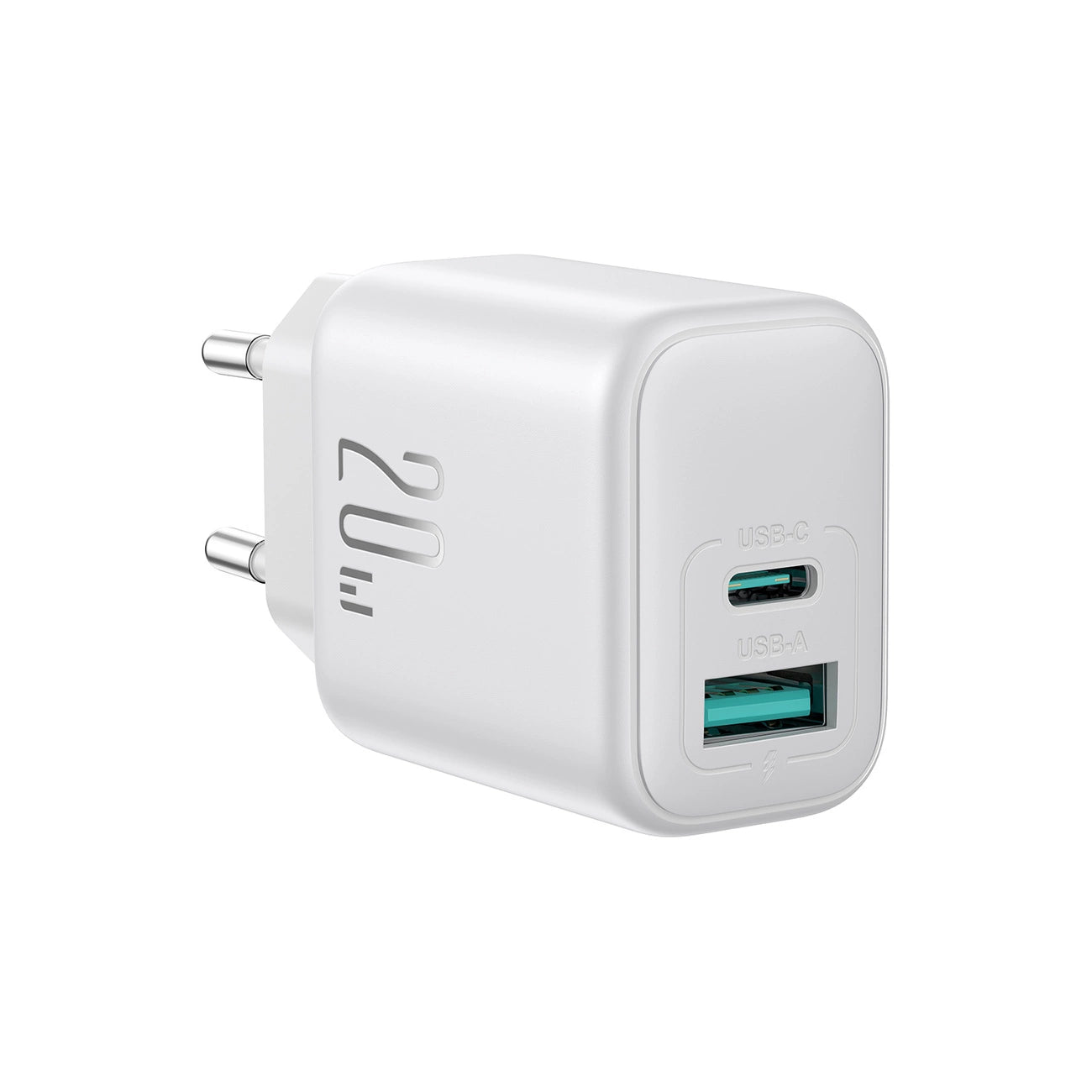 Joyroom JR-TCF21 Netzwerkladegerät USB-C / USB-A 20W PD / QC 3.0 - Weiß