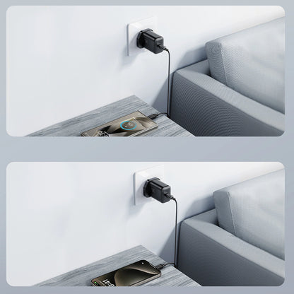 Joyroom JR-TCF23 25W Wandladegerät mit 1m USB-C-Kabel – Schwarz