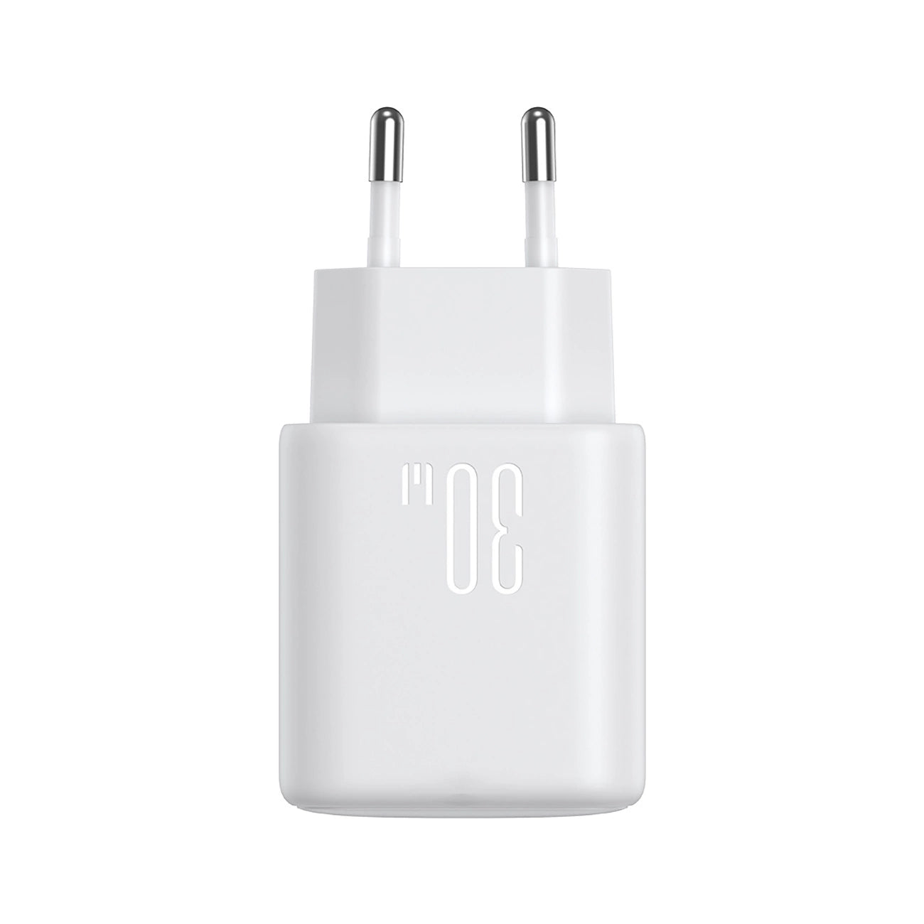 Joyroom JR-TCF24 USB-C PD 30W QC SFC Netzwerkladegerät – Weiß + 1 m USB-C-Kabel