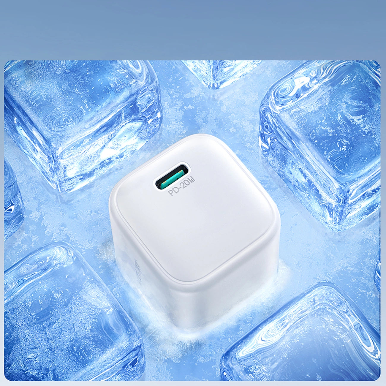 Joyroom JR-TCG08 GaN 20W Power Delivery Wandladegerät – Weiß