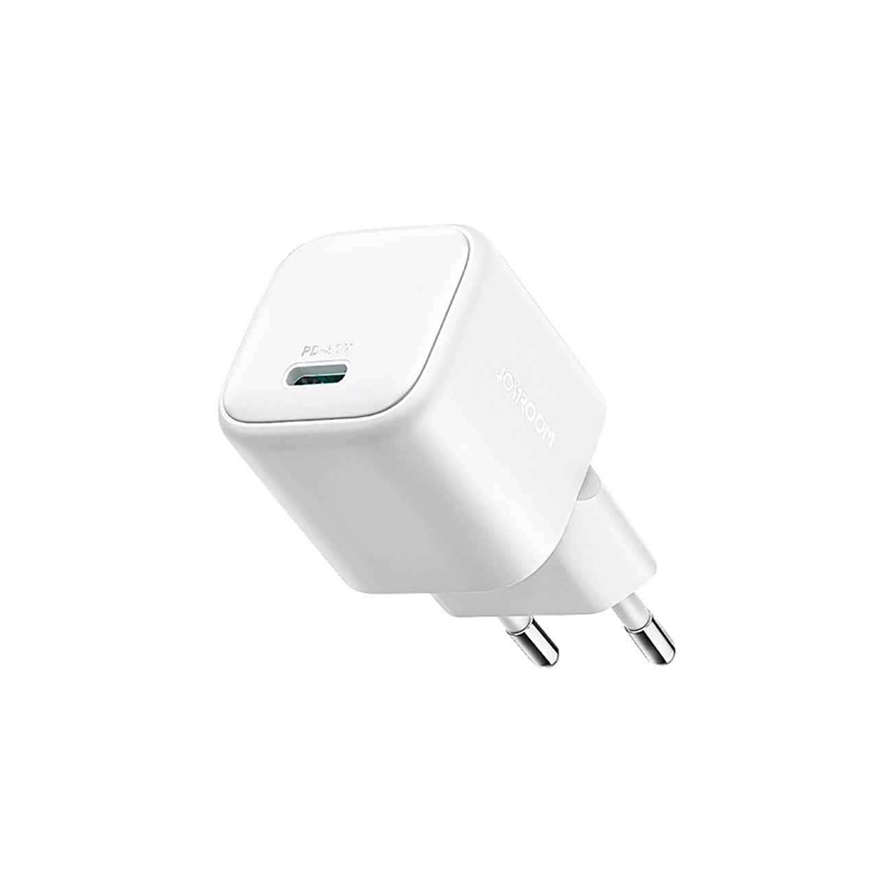 Joyroom JR-TCG15 Mini 30W GaN USB-C Wandladegerät - Weiß