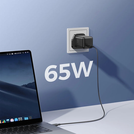 Joyroom JR-TCG18 65W Wandladegerät 1 x USB-C (UK-Stecker) - Schwarz