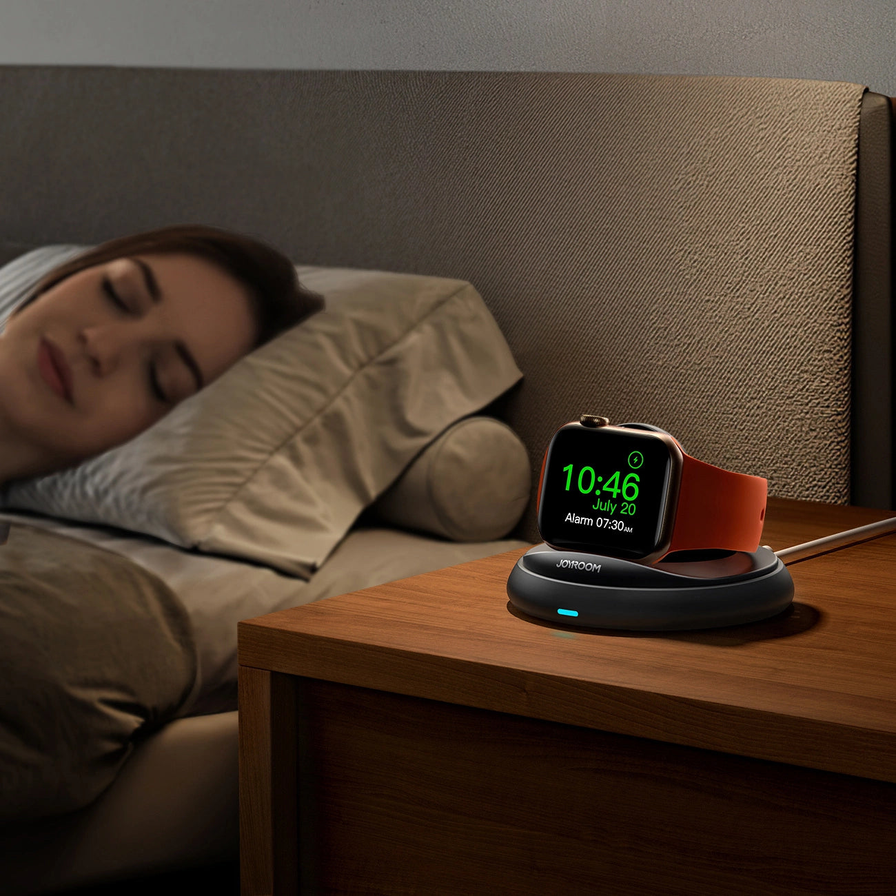 Joyroom JR-W12 faltbares induktives Ladegerät für Apple Watch – Schwarz