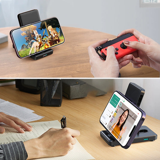 Joyroom JR-WQS02 iPhone AirPods Apple Watch 4in1 Ladestation faltbar – Schwarz