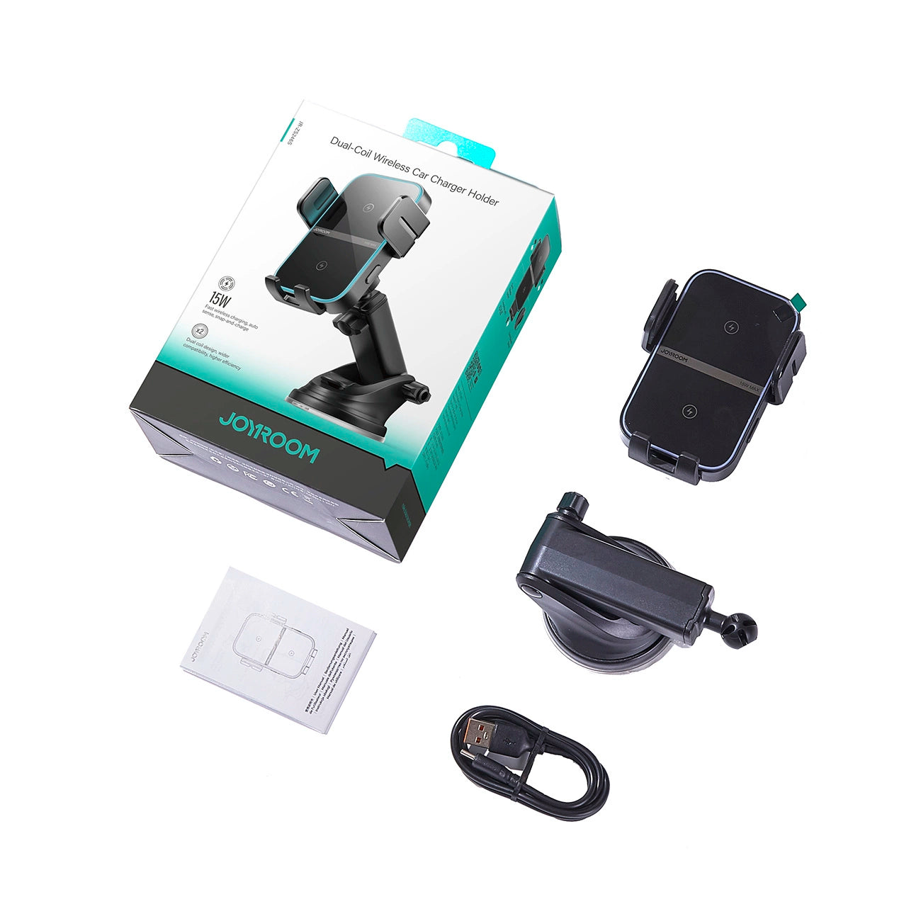 Joyroom JR-ZS246 S induktive Ladehalterung für Armaturenbrett - schwarz