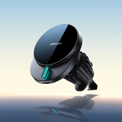 Joyroom JR-ZS409 Magnethalter mit 15W induktivem Ladegerät für Auto-Lüftungsschlitze – Schwarz