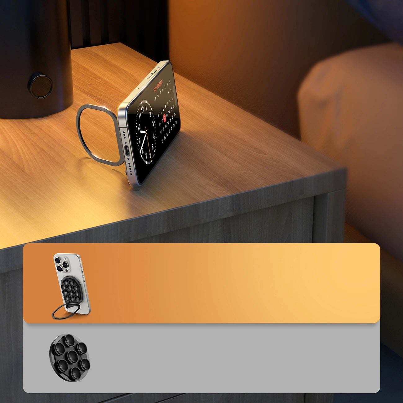 Joyroom JR-ZS418 Smartphone-Halterung mit Ständer und Saugnäpfen mit MagSafe – Schwarz