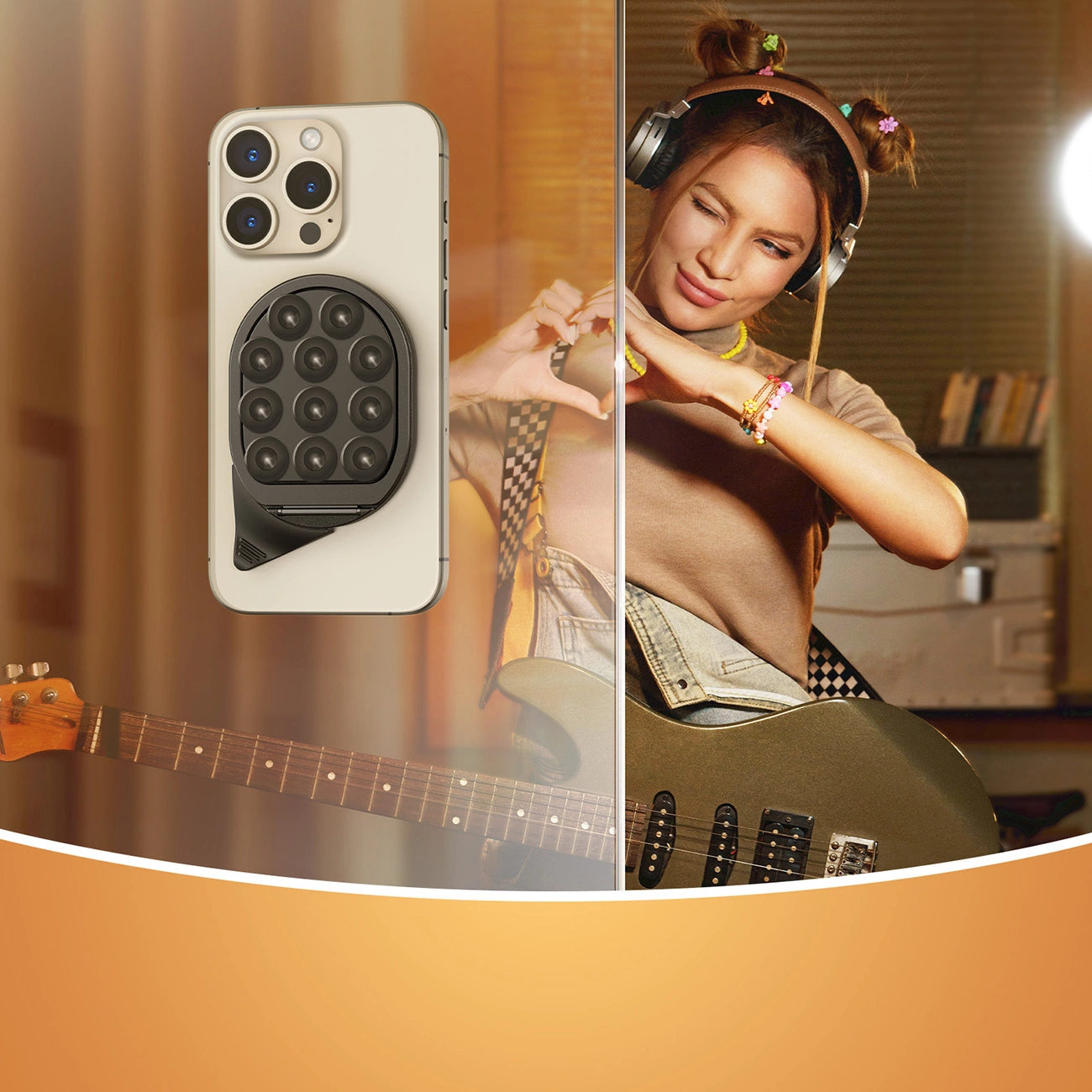 Joyroom JR-ZS418 Smartphone-Halterung mit Ständer und Saugnäpfen mit MagSafe – Schwarz