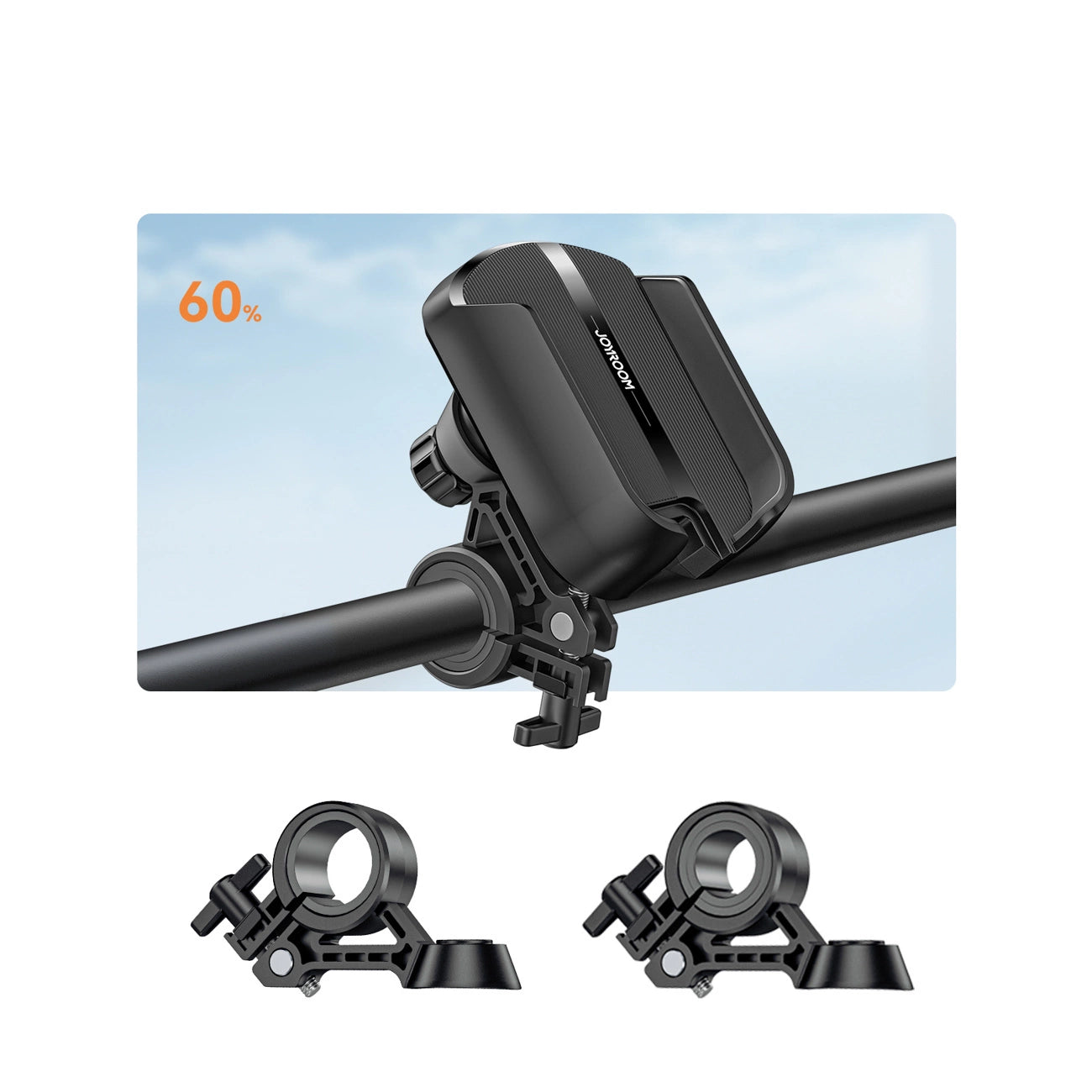 Joyroom JR-ZS431 Handyhalterung für Fahrrad, Motorrad, Roller - schwarz