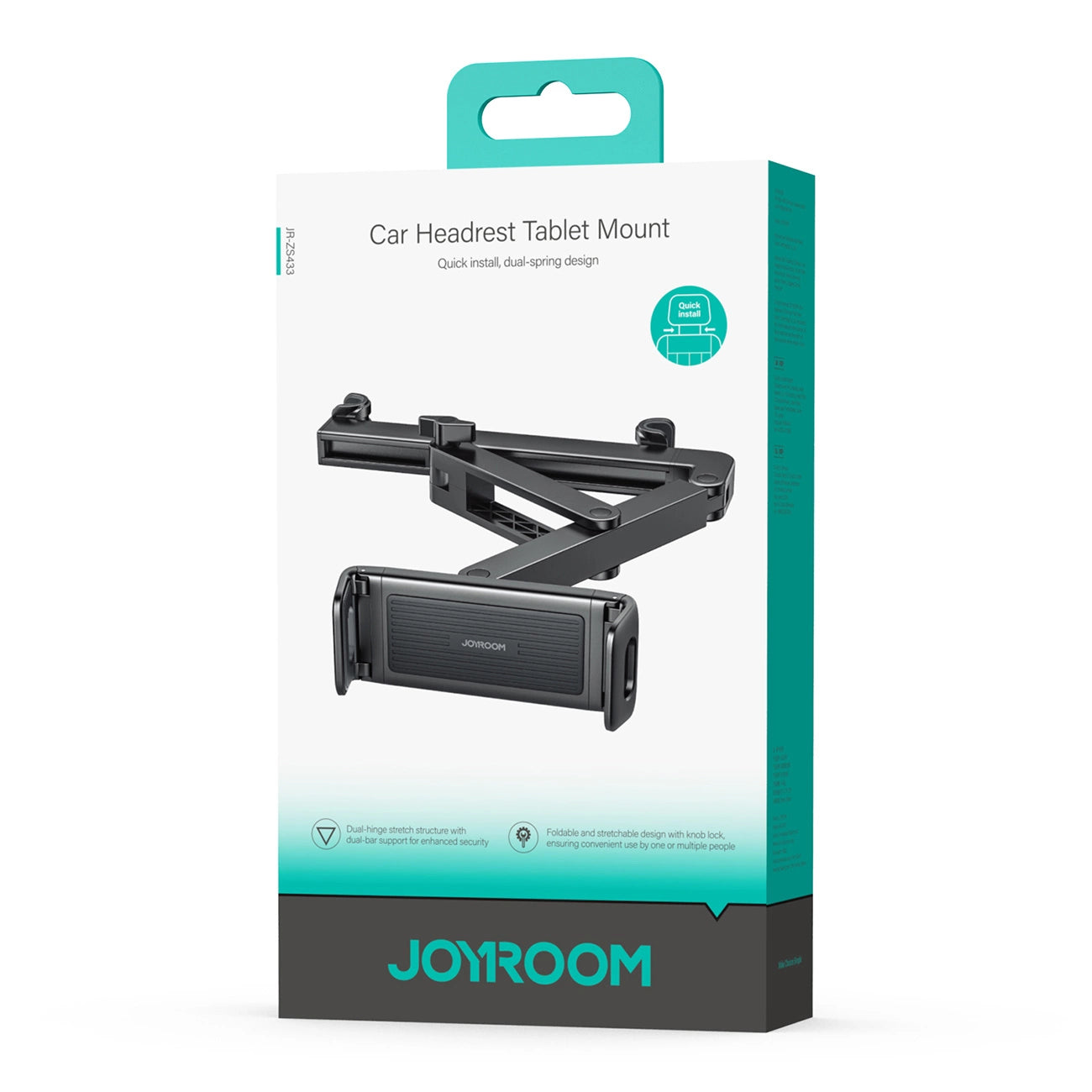 Joyroom JR-ZS433 Auto-Kopfstützenhalterung, Schwarz