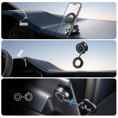 Joyroom JR-ZS501 Magnetische Autohalterung Kompatibel mit MagSafe für Armaturenbrett - Dunkelgrau