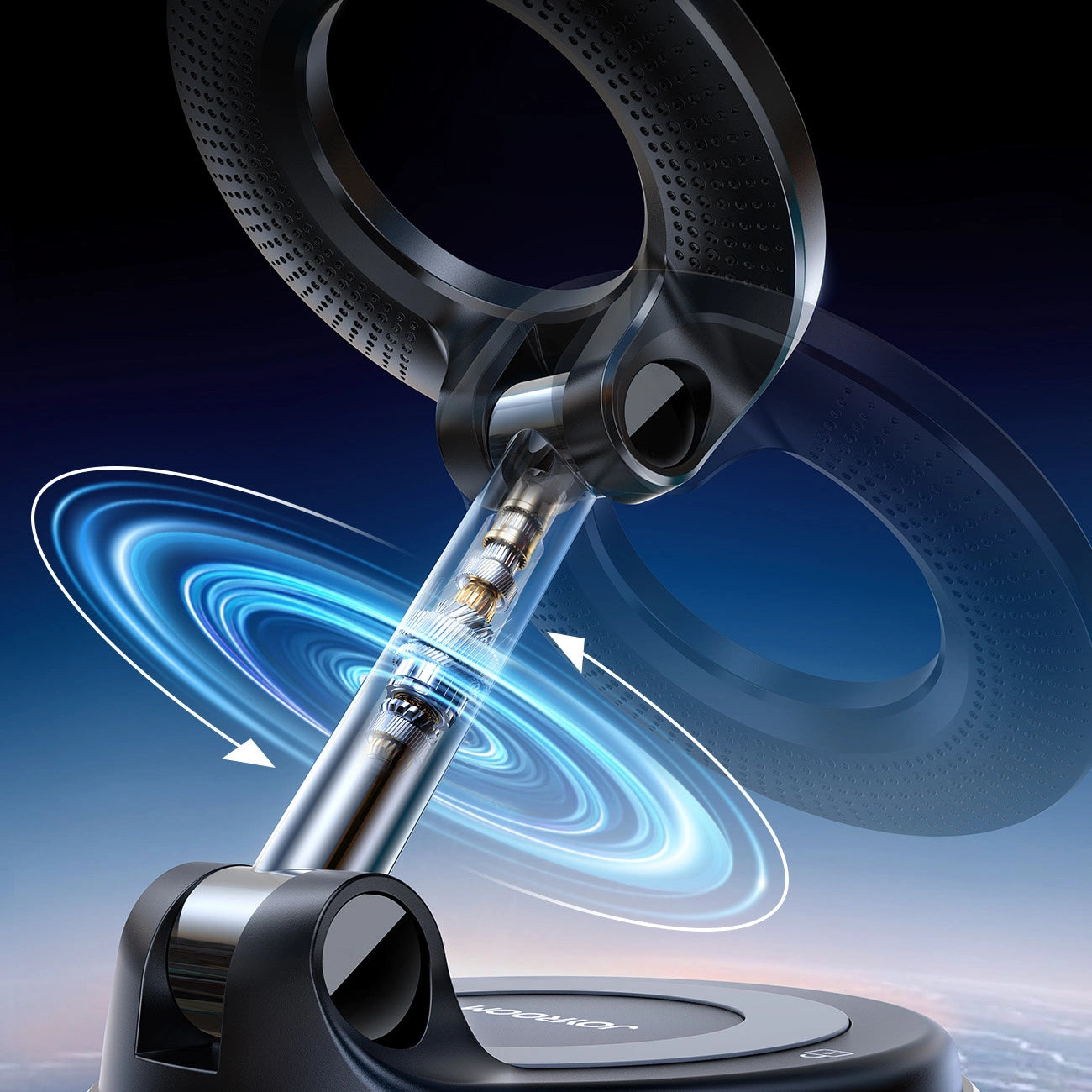 Joyroom JR-ZS501 Magnetische Autohalterung Kompatibel mit MagSafe für Armaturenbrett - Dunkelgrau