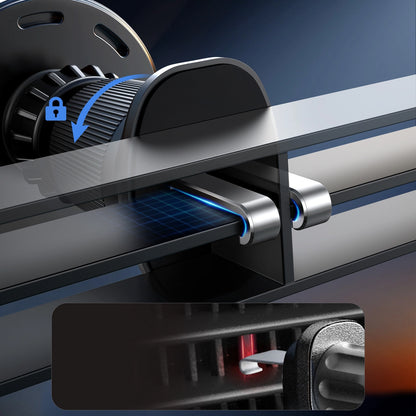 Joyroom JR-ZS502 MagSafe-kompatible Autohalterung mit kabellosem Ladegerät für Lüftungsschlitze/Armaturenbrett – Schwarz