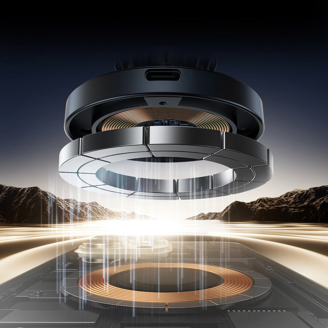 Joyroom JR-ZS502 MagSafe-kompatible Autohalterung mit kabellosem Ladegerät für Lüftungsschlitze/Armaturenbrett – Schwarz