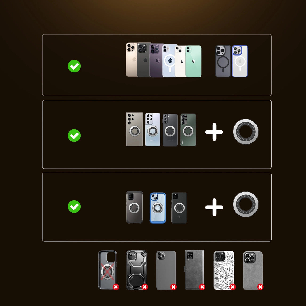 Joyroom JR-ZS505 Magnetische Armaturenbretthalterung, kompatibel mit MagSafe – Schwarz