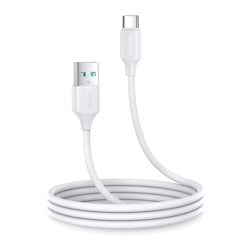Joyroom Langlebiges USB-A/USB-C-Kabel der Serie A9 (3 A, 1 m) – Weiß