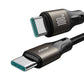 Joyroom Light-Speed Serie S-A25 USB-C / USB-C Kabel 100W 1,2m - schwarz