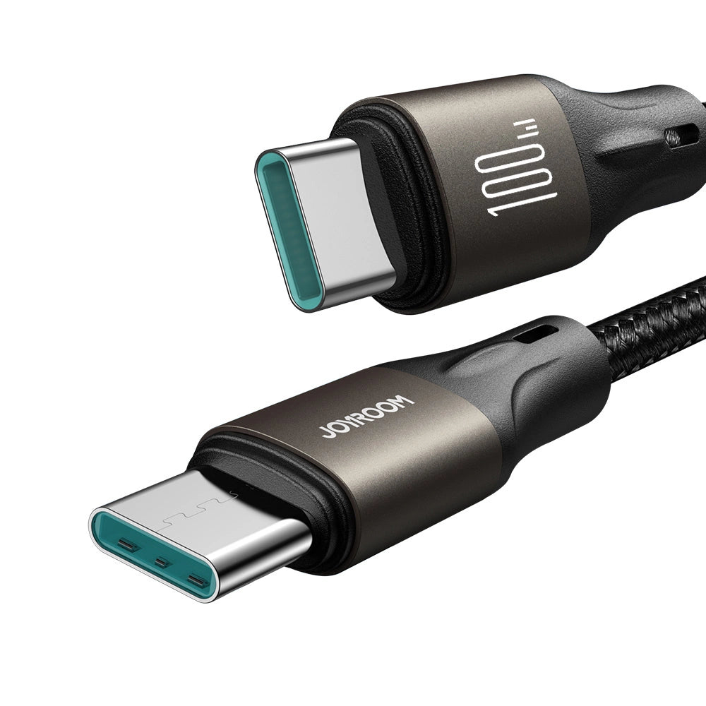 Joyroom Light-Speed Serie S-A25 USB-C / USB-C Kabel 100W 1,2m - schwarz