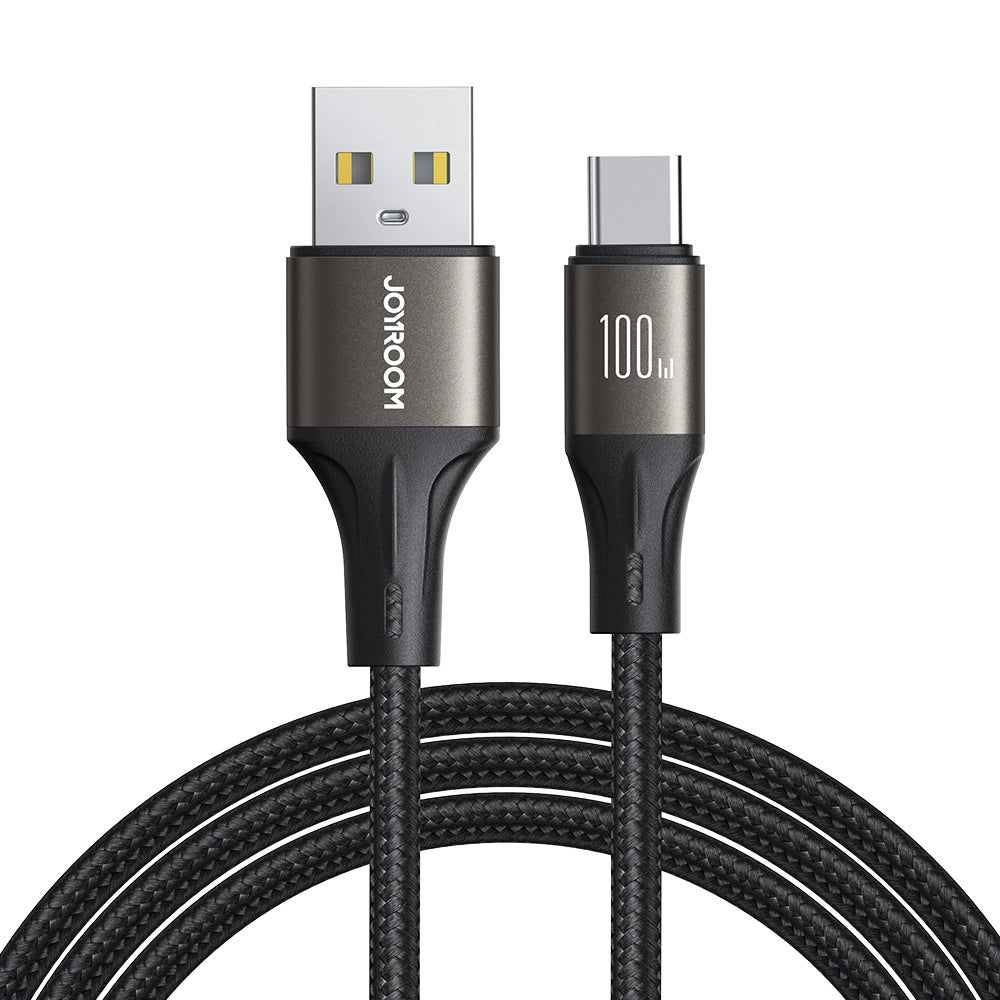 Joyroom Light-Speed Series S-A25 USB-A/USB-C Kabel 100W 1,2m - schwarz
