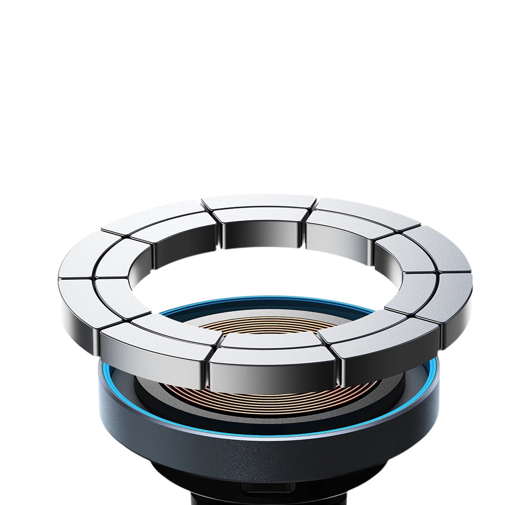 Joyroom Magnetische Autohalterung mit kabellosem Ladegerät 15W für Lüftungsschlitze Schwarz (JR-ZS240 Pro)