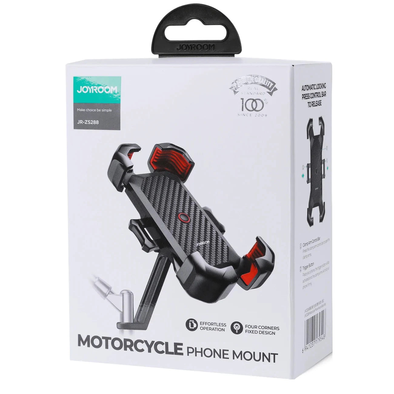 Joyroom Motorrad-Telefonhalter schwarz (JR-ZS288-m)