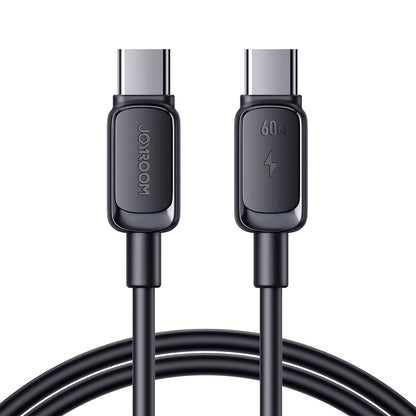 Joyroom Multi-Color Serie A14 USB-C / USB-C 60W Kabel 1,2 m - Schwarz