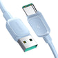 Joyroom Multi-Color Series A14 USB-A/USB-C 3A-Kabel 1,2 m – Blau