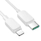 Joyroom Multi-Color Series A14 USB-C / Lightning 30W Kabel 1,2 m - weiß
