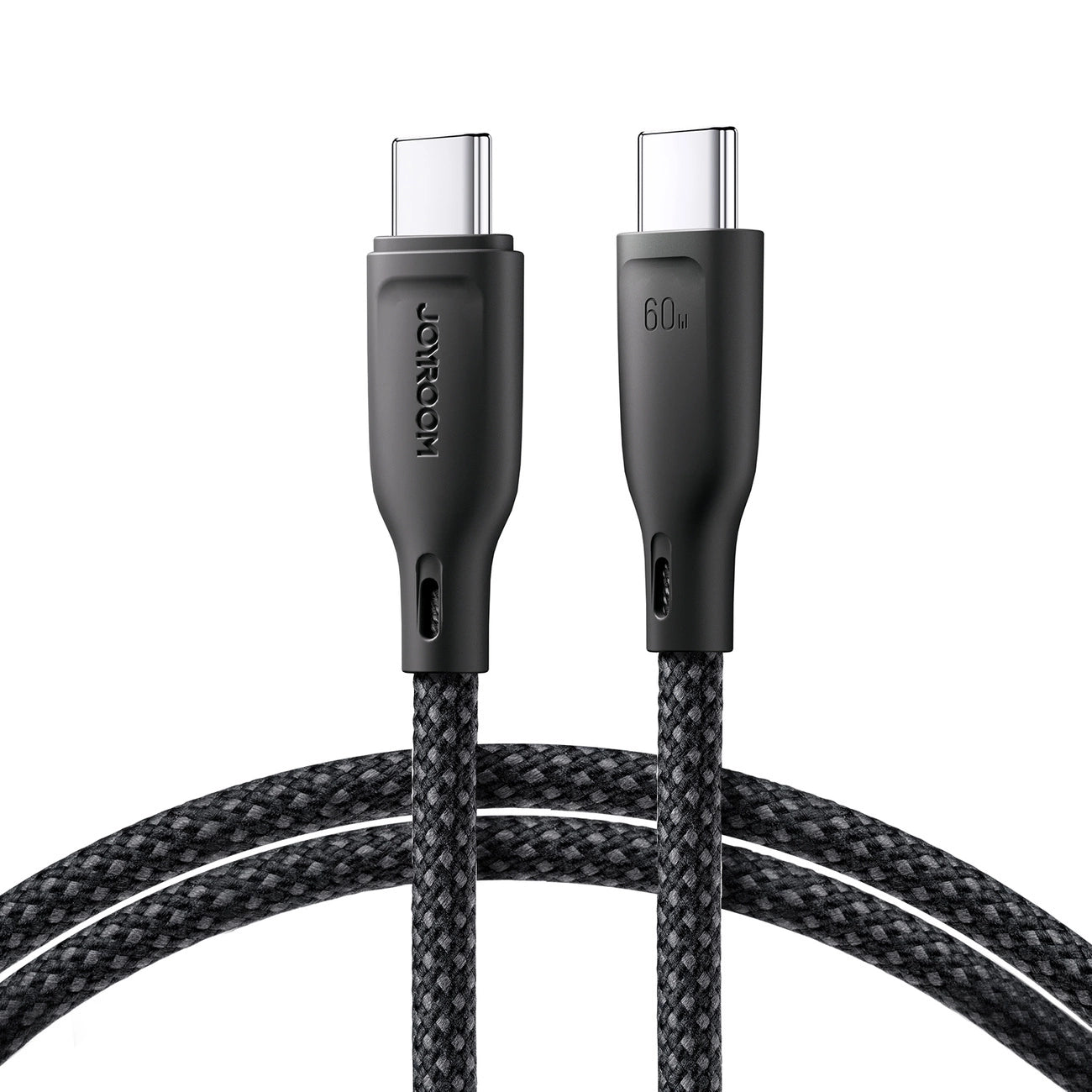 Joyroom Multi-Color Series S-A34 USB-C / USB-C PD 60W Kabel 1m - Schwarz
