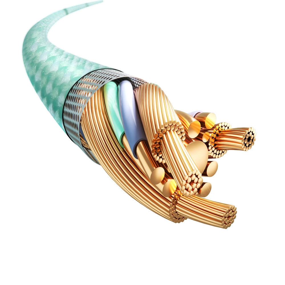 Joyroom Multi-Color Series S-A34 USB-C / USB-C PD-Kabel 60 W 1 m – Lila