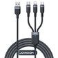 Joyroom Multi-Use Series S-A18 3in1 USB-A – Lightning /USB-C/Micro-USB-Kabel 0,3 m – Schwarz