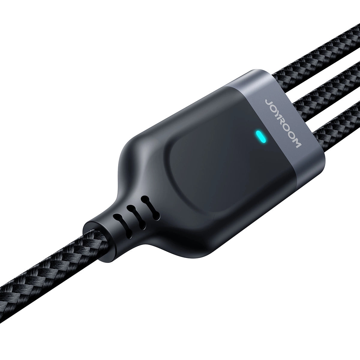 Joyroom Multi-Use Series S-A18 3in1 USB-A – Lightning /USB-C/Micro-USB-Kabel 0,3 m – Schwarz