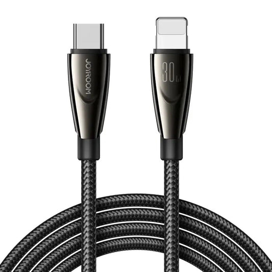 Joyroom Pioneer Series SA31-CL3 USB-C / Lightning 30W 1,2m Kabel - schwarz