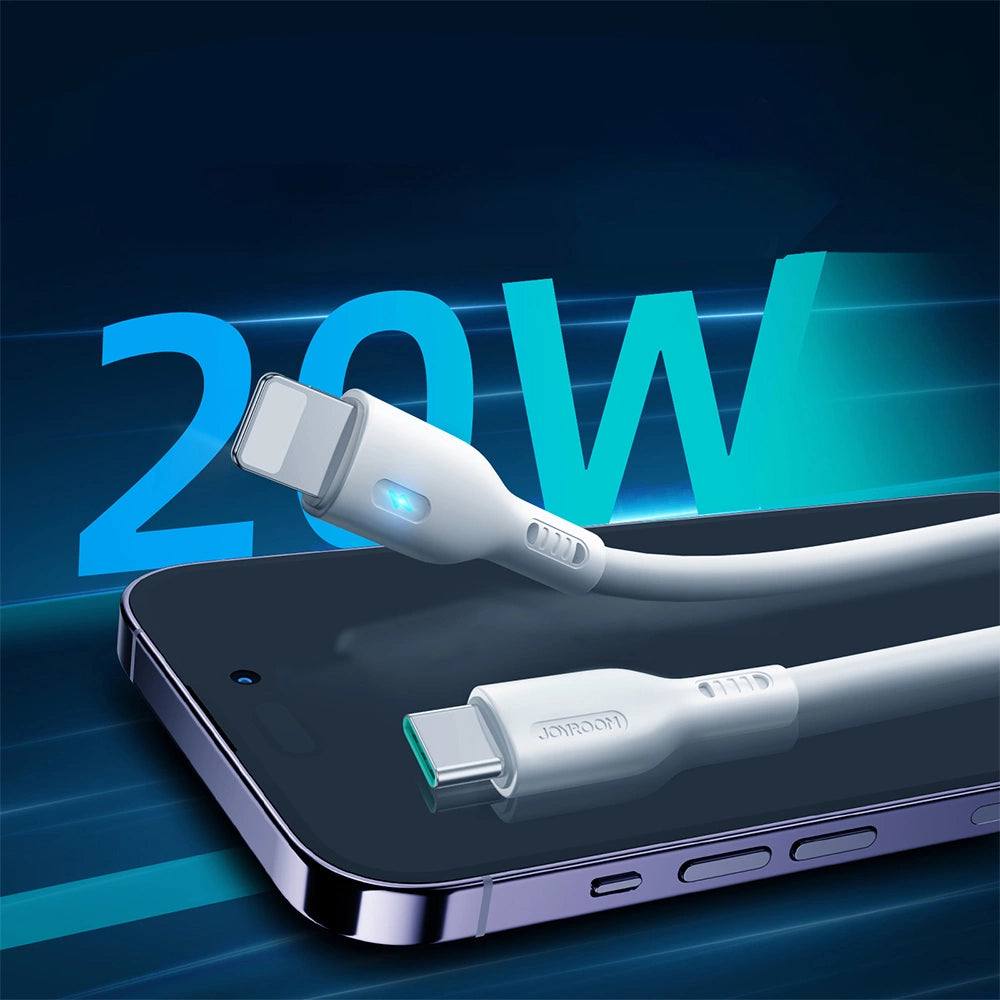 Joyroom Premium Series A13 Lightning / USB-C 20W 2m Kabel - Weiß