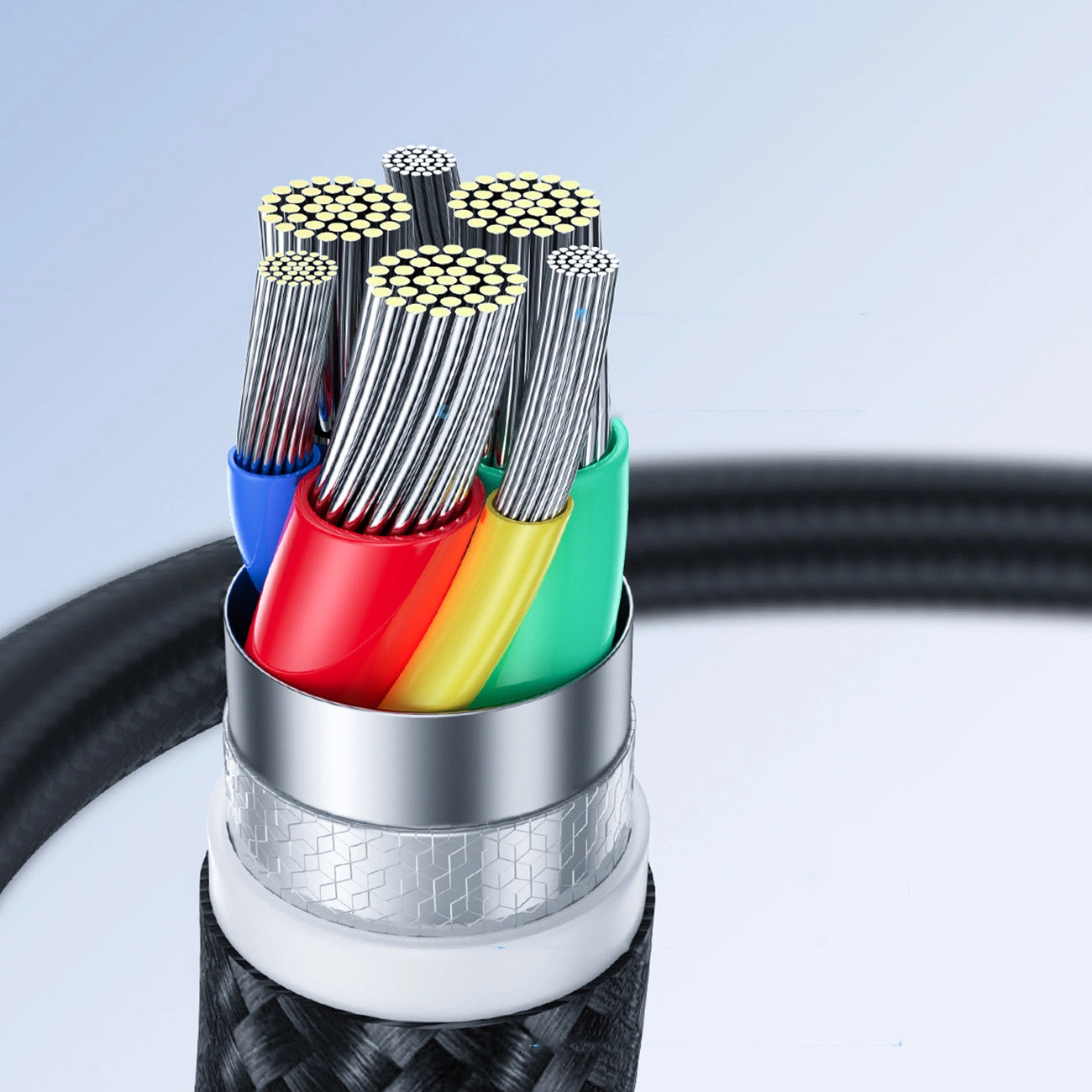 Joyroom S-A11 Surpass Kabel 60W USB-C - USB-C 0,25m - schwarz