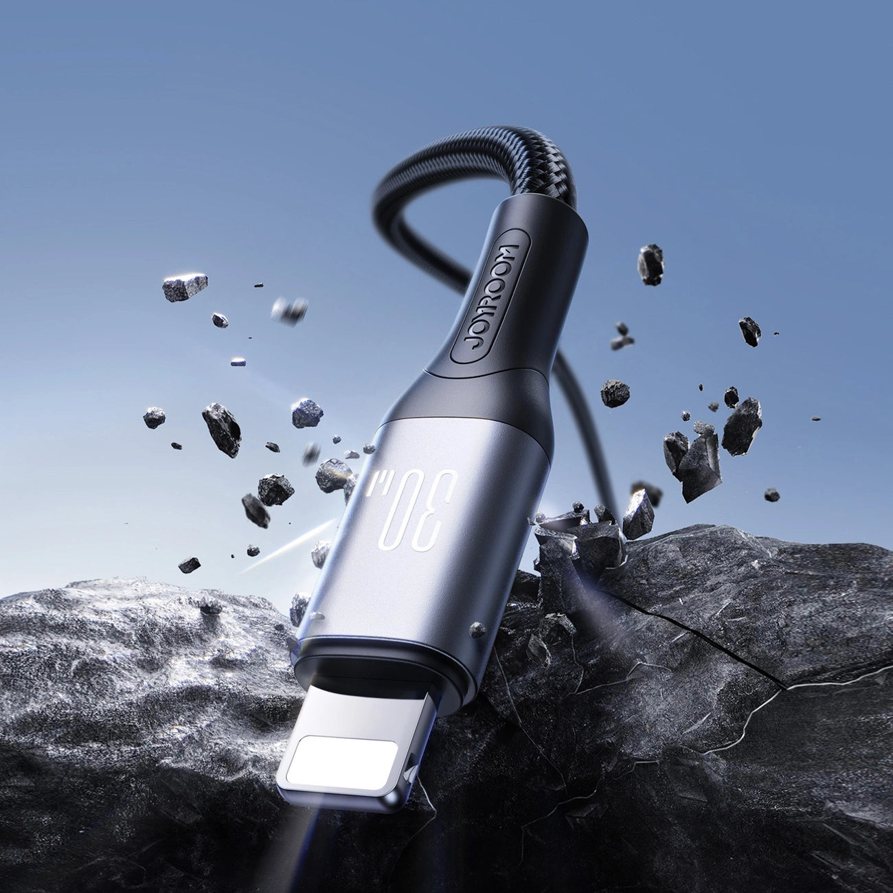 Joyroom S-A28 Blitzgerät Serie 30W USB-C - Lightning Kabel 1m - schwarz