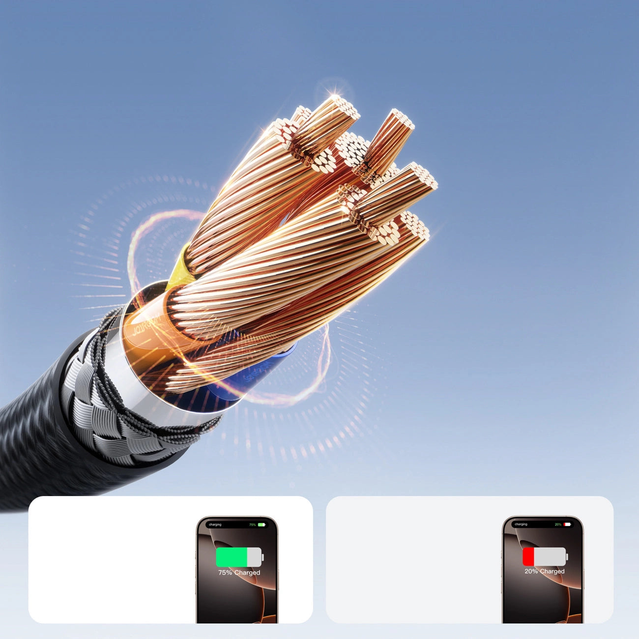 Joyroom S-A28 Blitzgerät Serie 60W USB-C - USB-C-Kabel 1m - schwarz